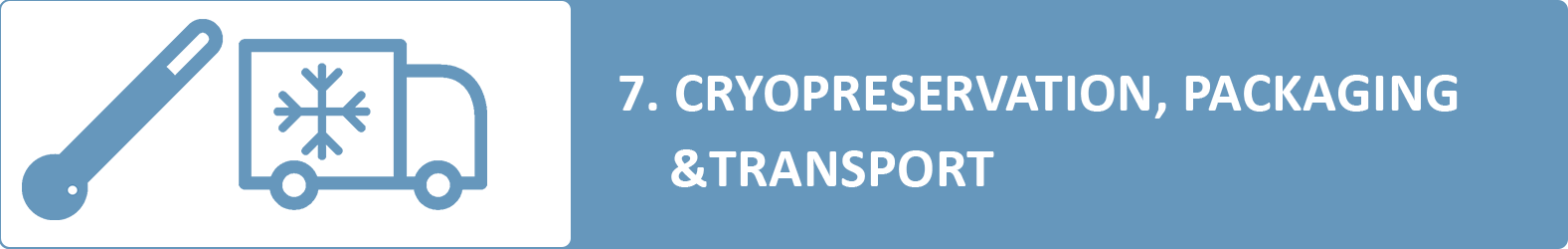 cryopreservation, packaging & transport