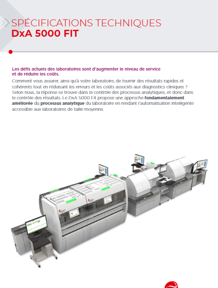 DxA 5000 FIT Technische specificaties Franse versie