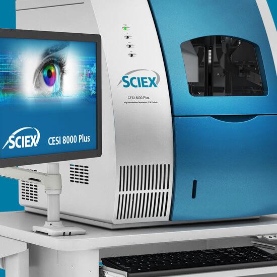 sciex CESI 8000 Plus ESI-MS-systeem met hoge prestaties