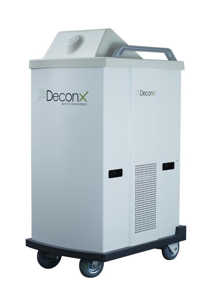 DeconX DX1 Desinfectie met waterstofperoxide uit een droge nevel