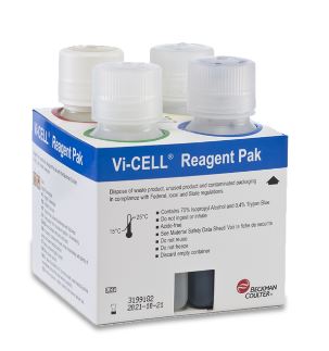 Vi-CELL™ Quad pack for integrated systems: 4 reagent packs, no vial (XR version)
